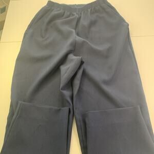 Silhouette Slimmer Pull On Pants Made In USA Womens 14 PT Blue